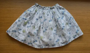 Jupe fleurie style Liberty 8 ans