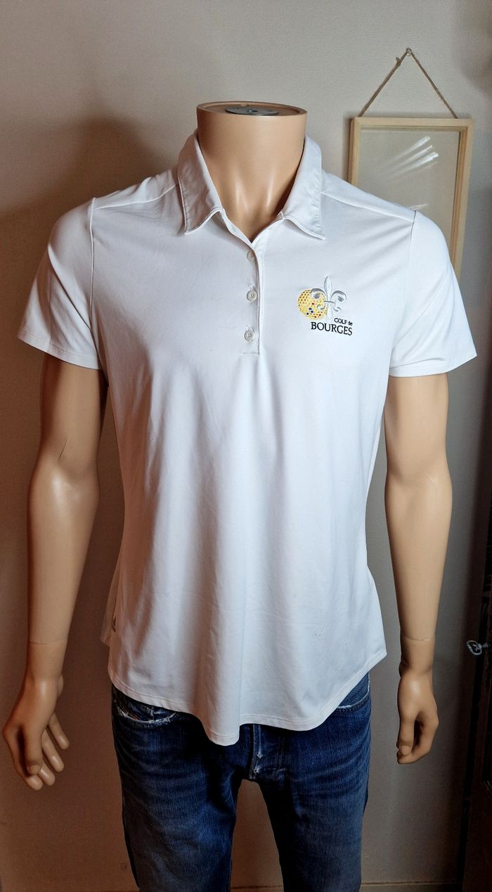 Adidas polo blanc sport golf Bourges femme taille L polo