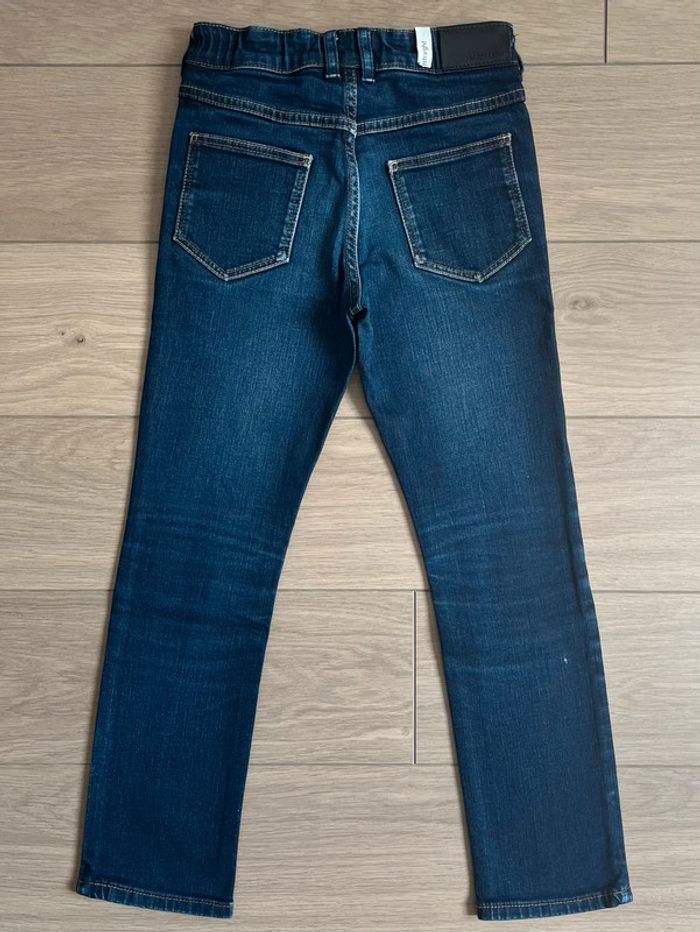 Pantalon straight en denim avec taille ajustable Jacadi T-8 ans - photo numéro 4