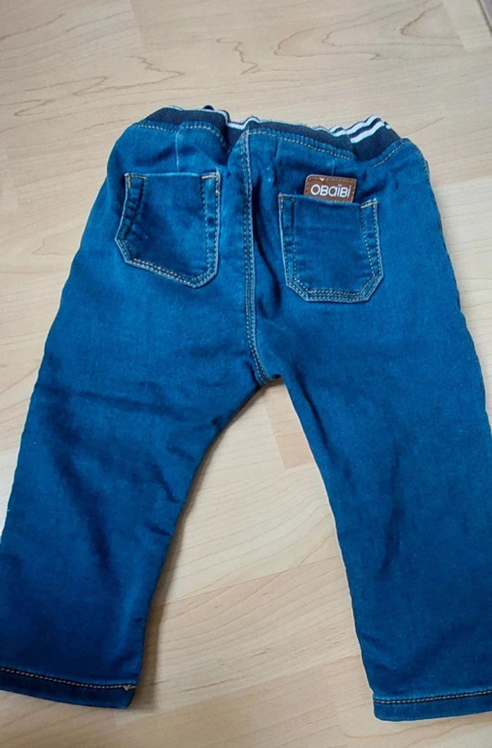 Pantalon jeans garçon 12 mois Obaibi - photo numéro 2