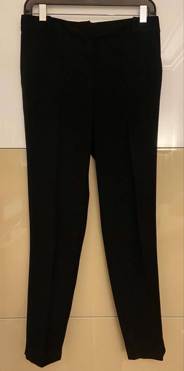 Pantalon droit noir 38