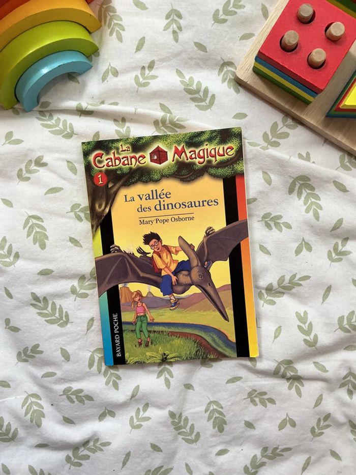 livre la cabane magique tome 1 la vallée des dinosaures - photo numéro 2
