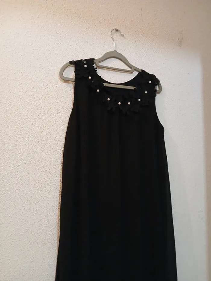 Tunique noir basic fluide /légère taille xs - photo numéro 2