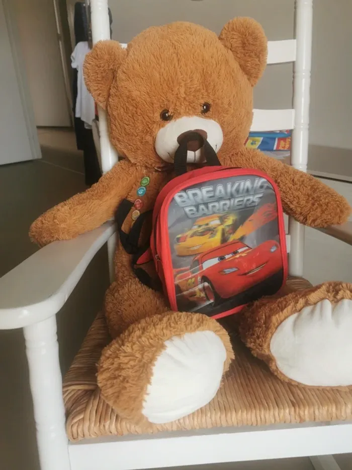 Sac à dos cars ideal maternelle