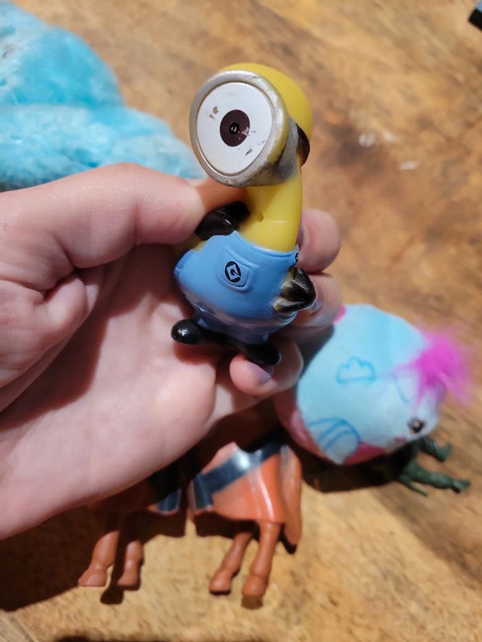 Gros lot Jouet toupie personnage mignon peluche mini lapin - photo numéro 8