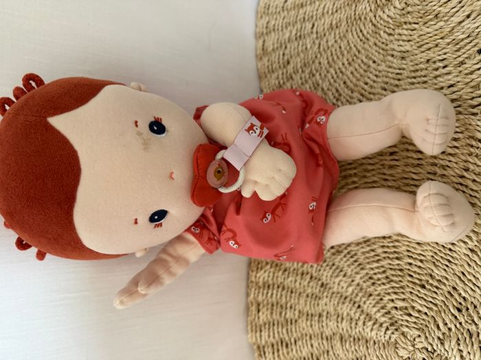 Rose poupon 36 cm en tissu - Lilliputiens - photo numéro 2