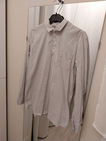 Chemise légère gris clair T12A
