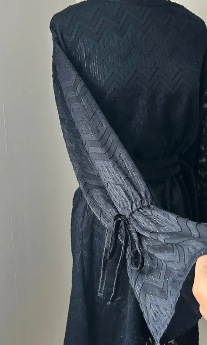 Robe bleu marine lurex IKKS - photo numéro 4
