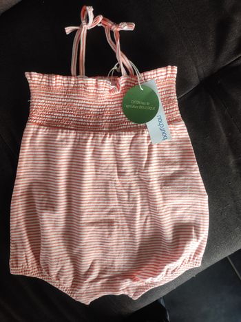 Barboteuse coton biologique