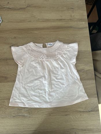 T-Shirt manches courtes fille taille 2-3 ans tape à l'œil TAO 
