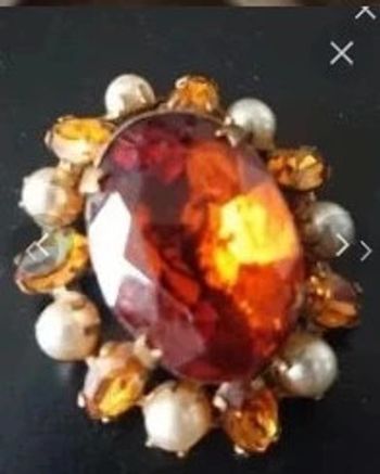 Broche vintage années 60 70