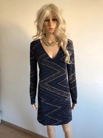 Robe pailletée neuve à manches longues Morgan taille 38 (valeur 65€)