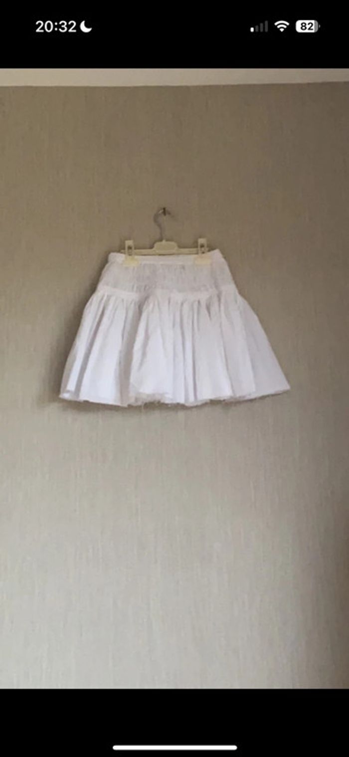 Jupe blanche la redoute 8 ans - photo numéro 2