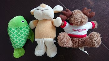 Lot de 3 peluches