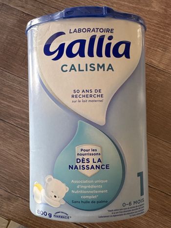 Lait Gallia calisma 1 er âge 