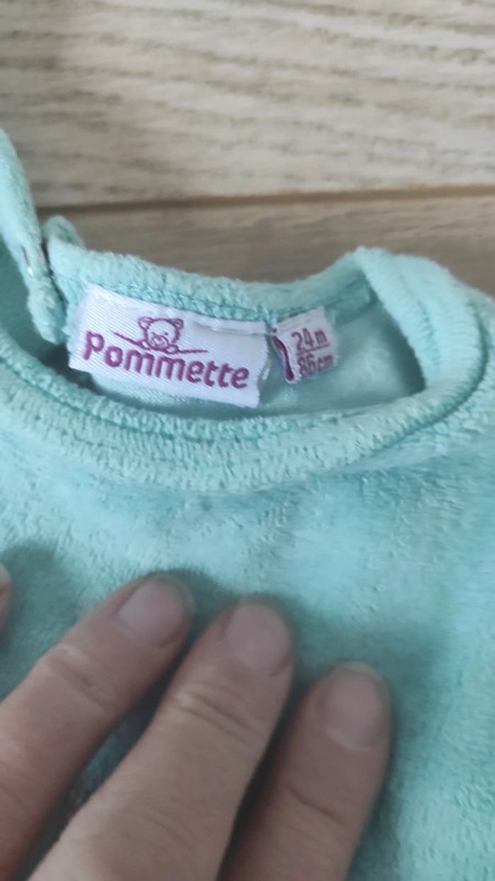 Pyjama velours 1 pièce - photo numéro 3