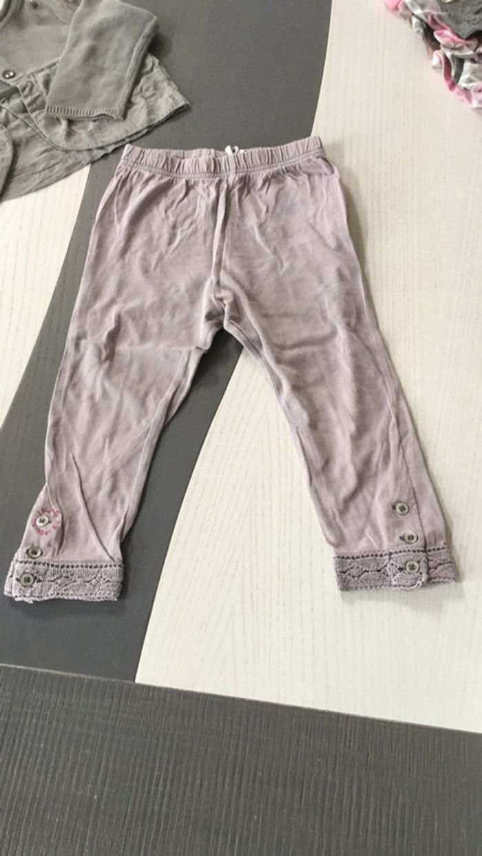 Ensemble tunique, leggings et boléro 12m Ikks - photo numéro 4