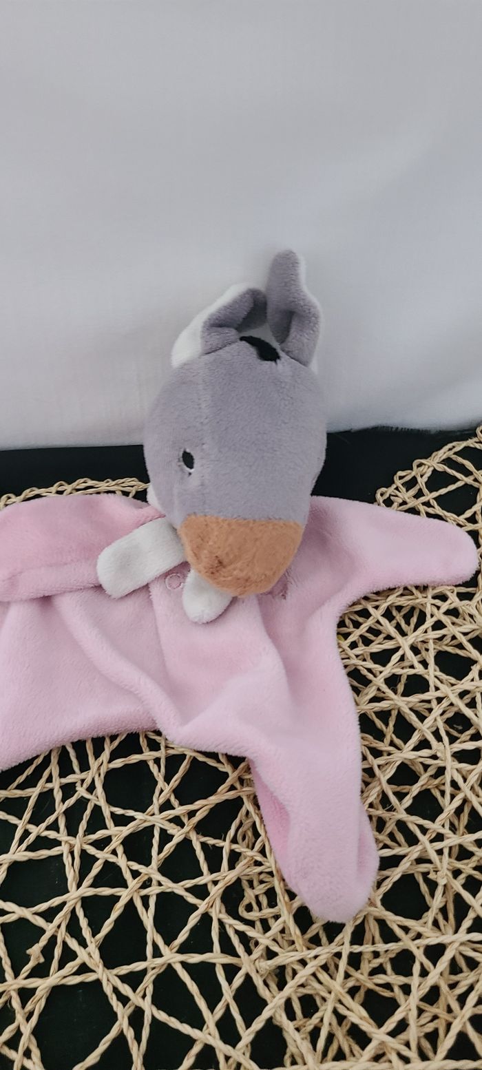 Doudou Ane Plat Rose Corsica Textisun