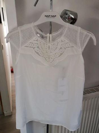 Débardeur Naf Naf blanc TM