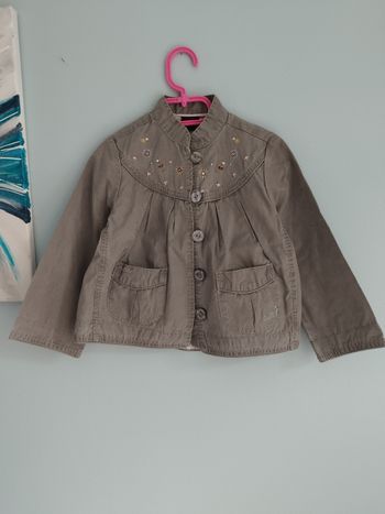 Veste brodée fille 4 ans