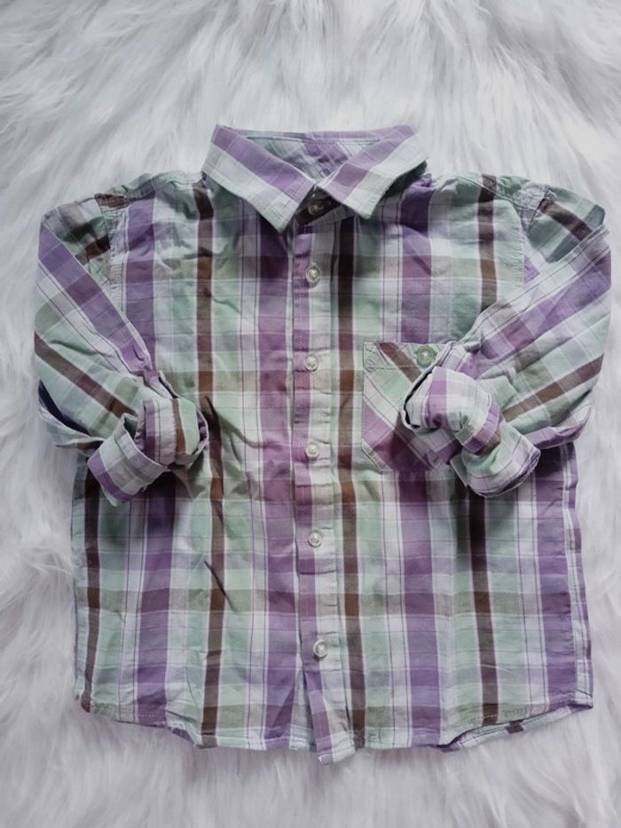 Chemise à carreaux 4 ans N*0167 - photo numéro 3
