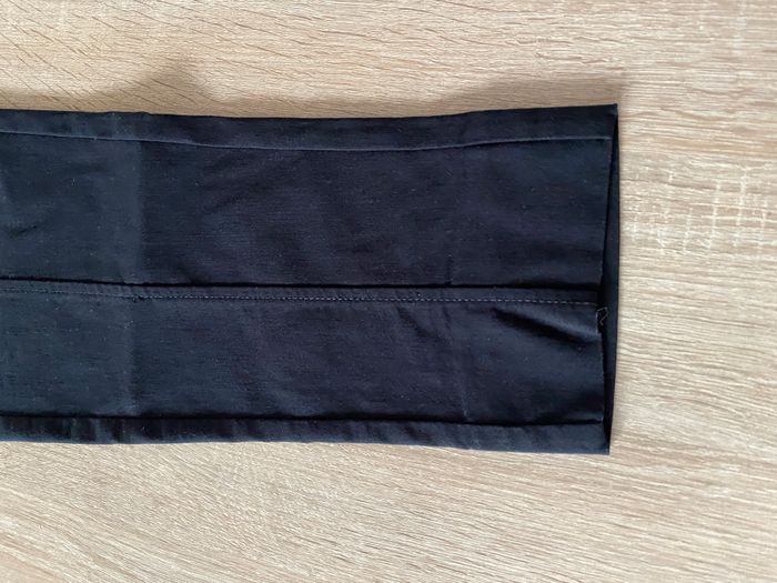 Pantalon short noir ceinture large élastique 44 C&A 98 cm long femme, candae, C&A, femme, noir, cein - photo numéro 2