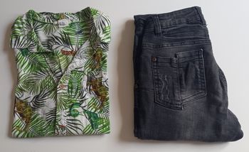 Jeans et chemise 10 ans
