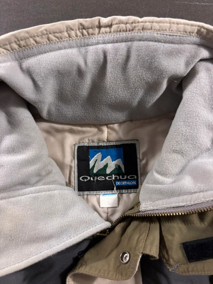 Manteau Quechua Gris/Beige Taille L - photo numéro 3