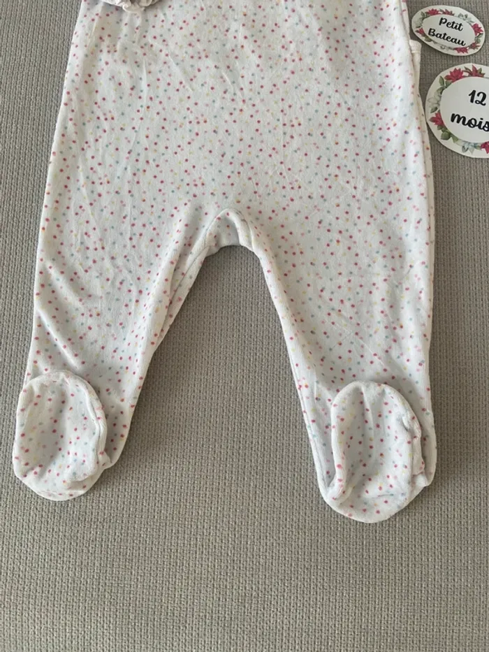 Pyjama petit bateau 12 mois fille très bon état - photo numéro 4