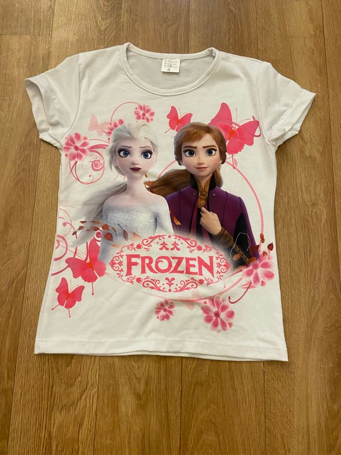 Ensemble T-shirt + jupe Frozen 6 ans - photo numéro 2