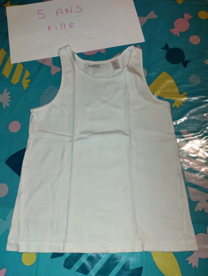 Lot de 3 débardeurs 5 ans fille - photo numéro 7