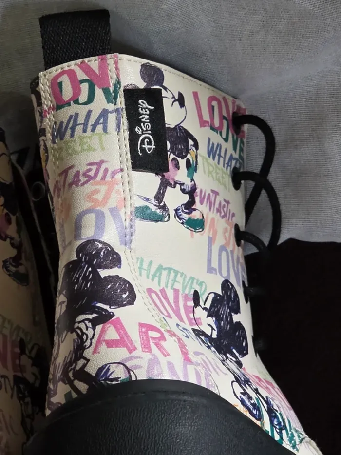 Bottines montantes Mickey coloré - photo numéro 18