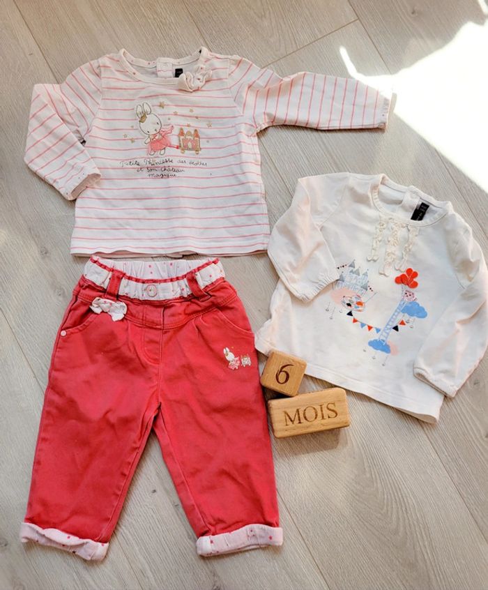 Ensemble 6mois lapin