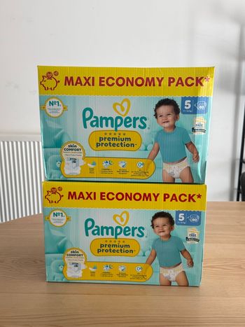 Couches Pampers premium taille 5