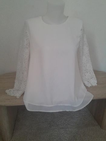 Blouse manches en dentelle 💫Vintage Dressing💫Taille unique