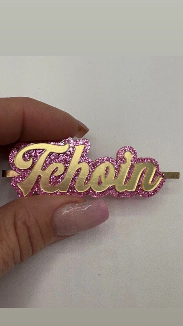 Barrette à paillettes Tchoin