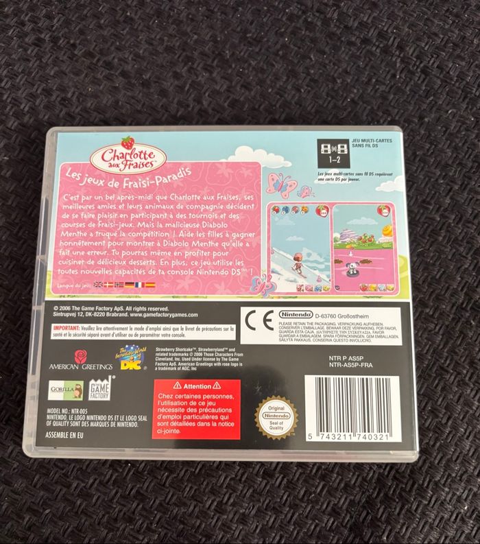 Nintendo DS - jeu Charlotte aux fraises - photo numéro 3