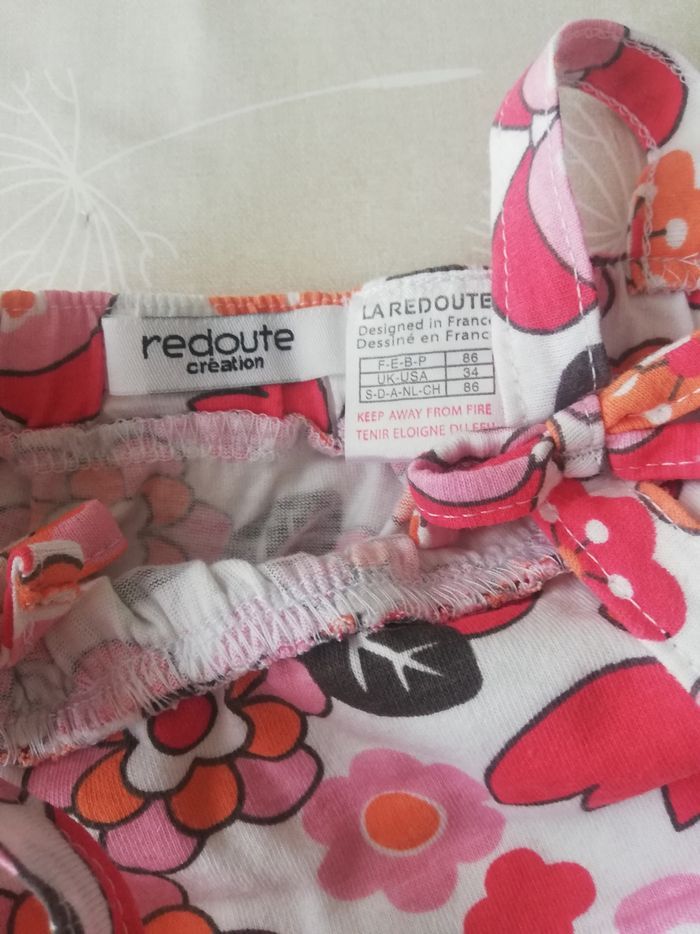 Robe bretelles à fleurs la redoute 86 cm - photo numéro 2