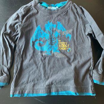 Tee shirt manches longues 5 ans dragon NKY