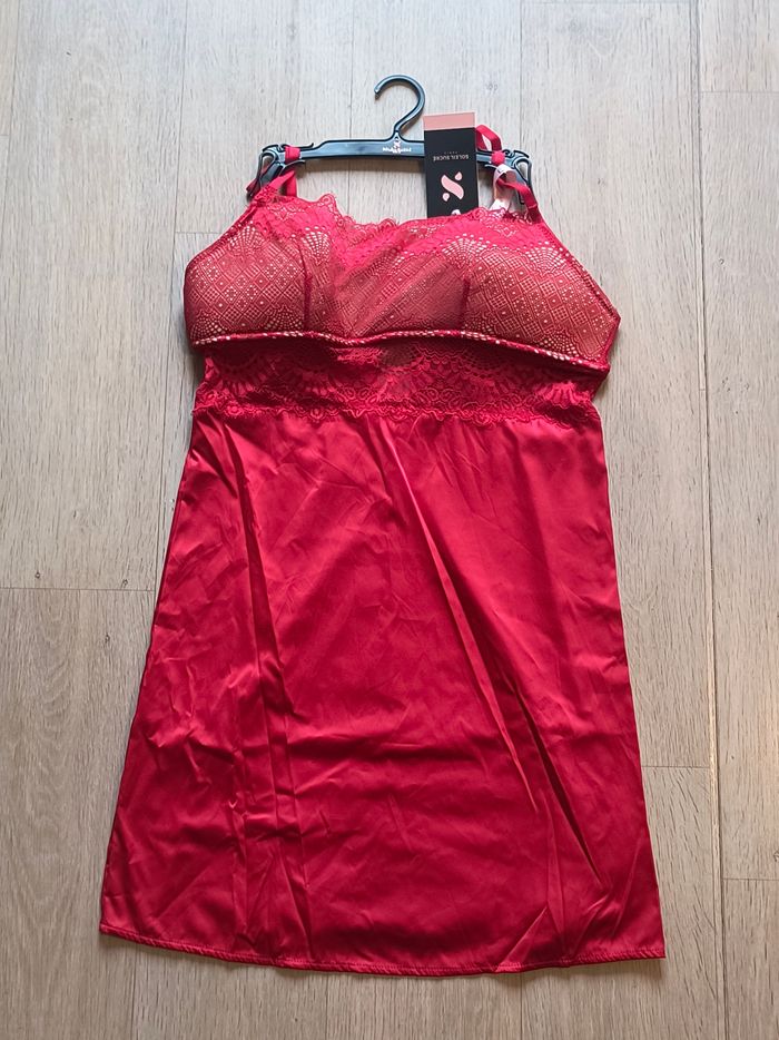 Nuisette rouge Nina rouge soleil sucré taille L neuves - photo numéro 6