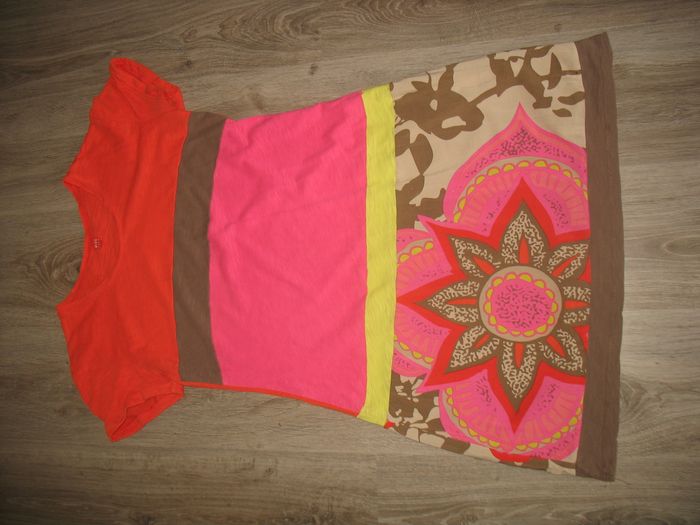 ROBE MC ORANGE ROSE A MOTIFS "MISS CAPTAIN" - TAILLE 42 - n°14