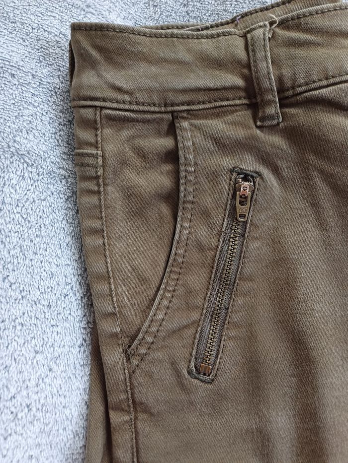 Pantalon cargo Camaïeu - coloris kaki - photo numéro 5
