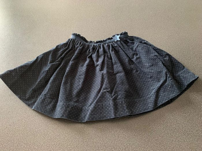 Jupe velours marine Okaïdi taille 5 ans