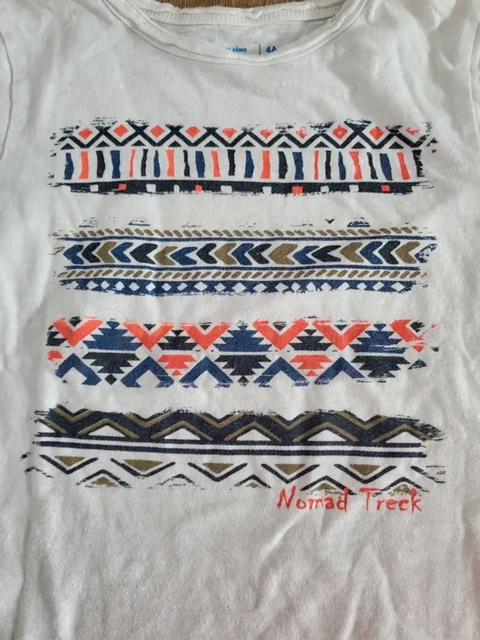 T shirt été Gemo 4 ans - photo numéro 2