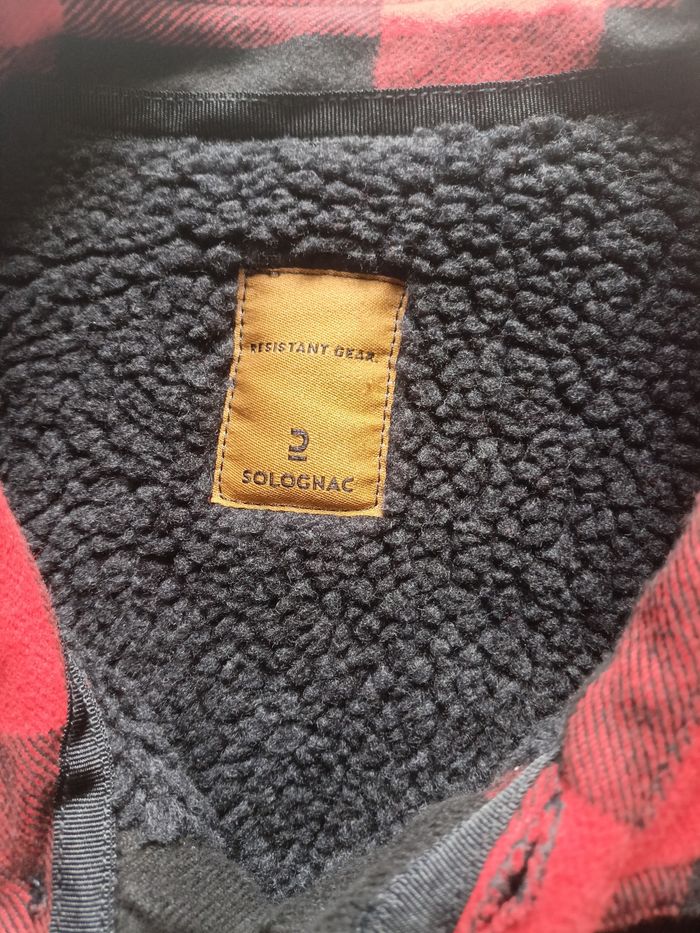 Veste polaire à carreaux (L) - photo numéro 2
