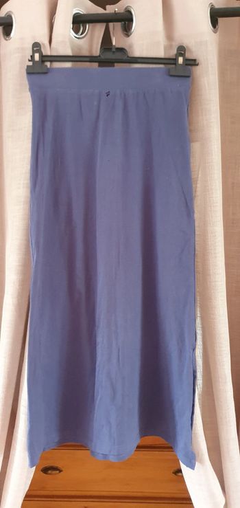 Jupe longue violette foncée