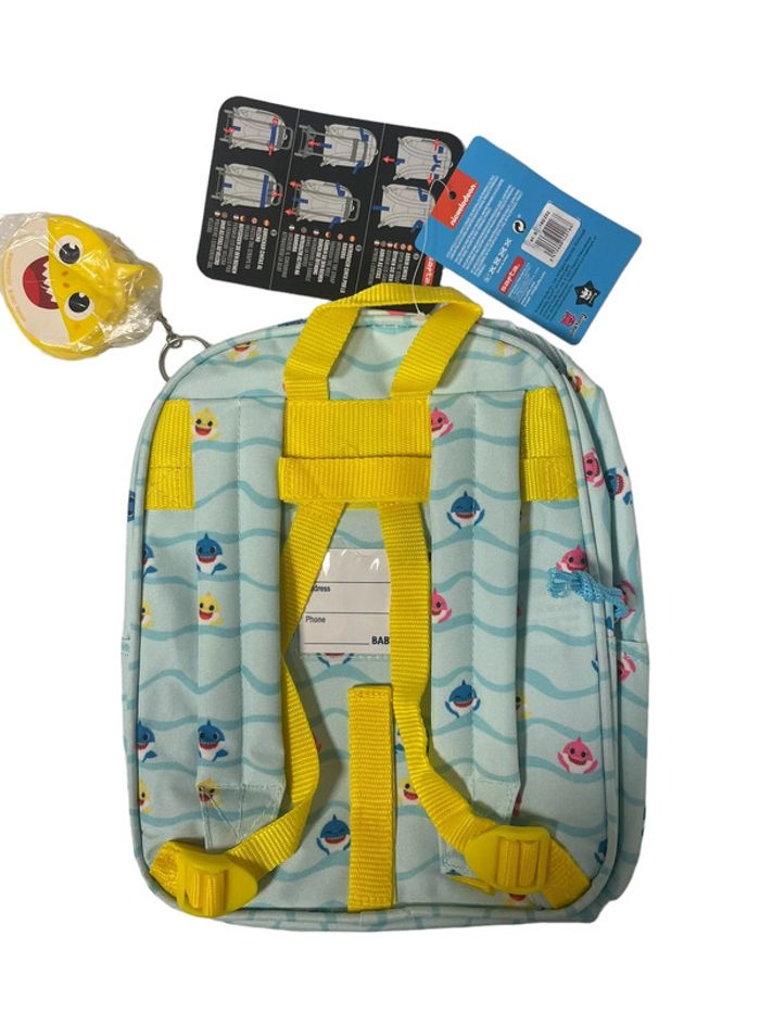 Sac à dos Baby Baby Shark Nickelodeon 28 x 22 cm neuf - photo numéro 2