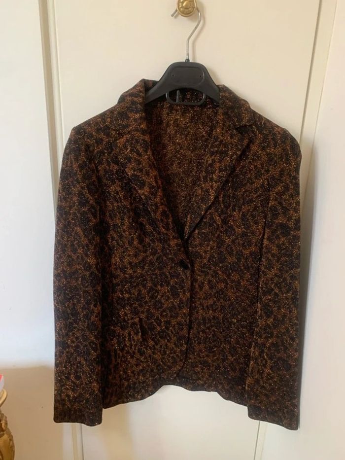 Giacca donna in maglia lire X maculata taglia unica. - photo numéro 2