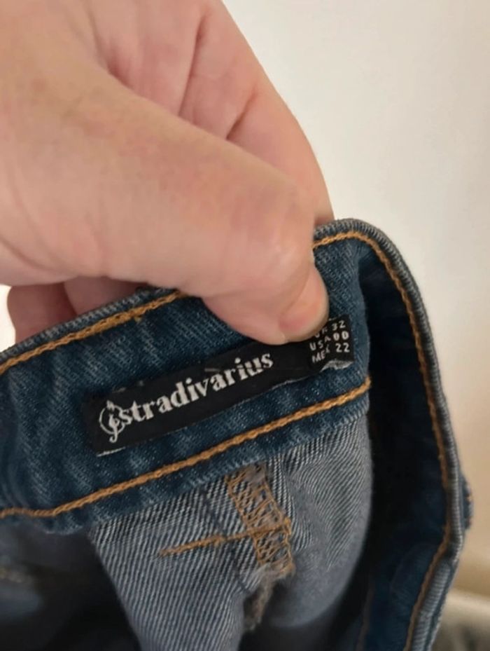 Jupe en jean, bleue, Stradivarius - photo numéro 6