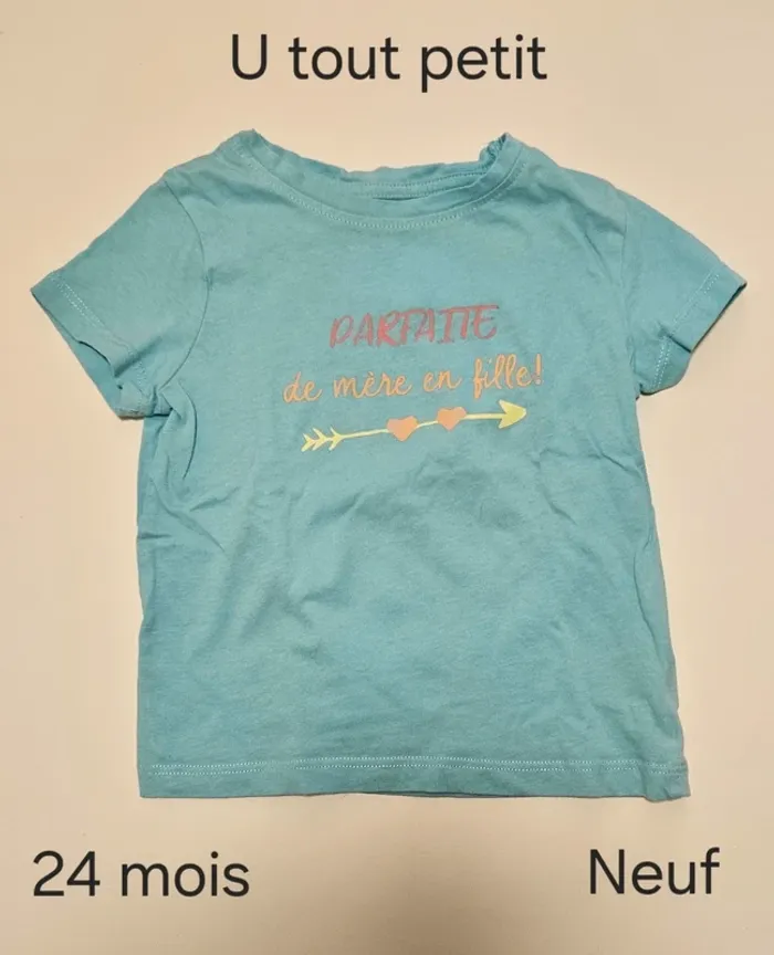 Lot de 6 t-shirts - parfait état - 24 mois - photo numéro 2